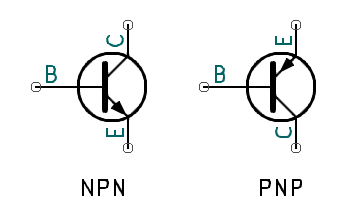 Transistors NPN et PNP