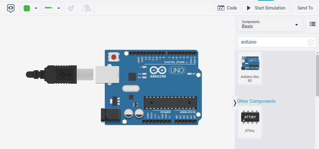 Une carte Arduino