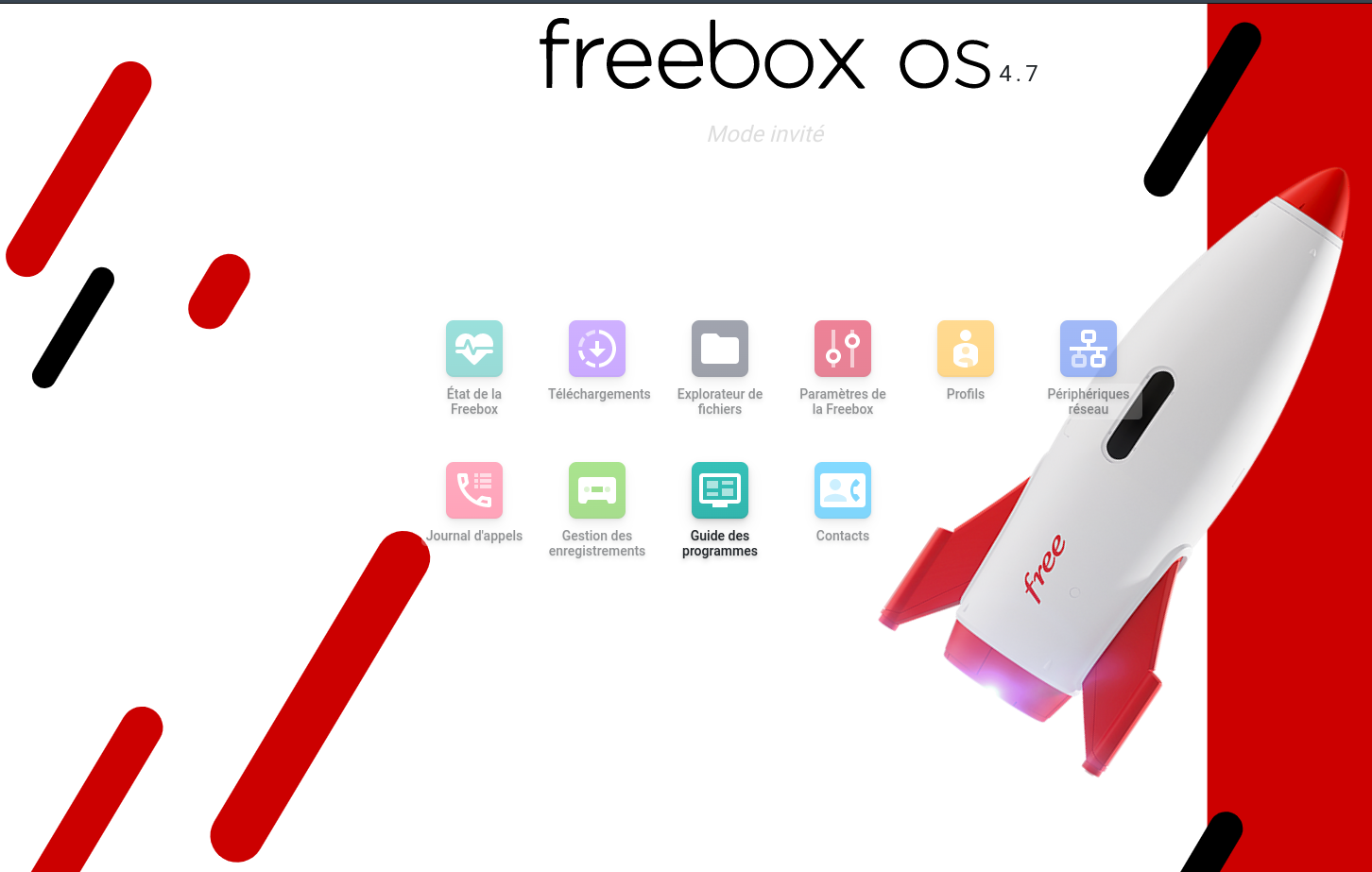 Portail de la Freebox