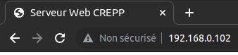 Connexion au serveur